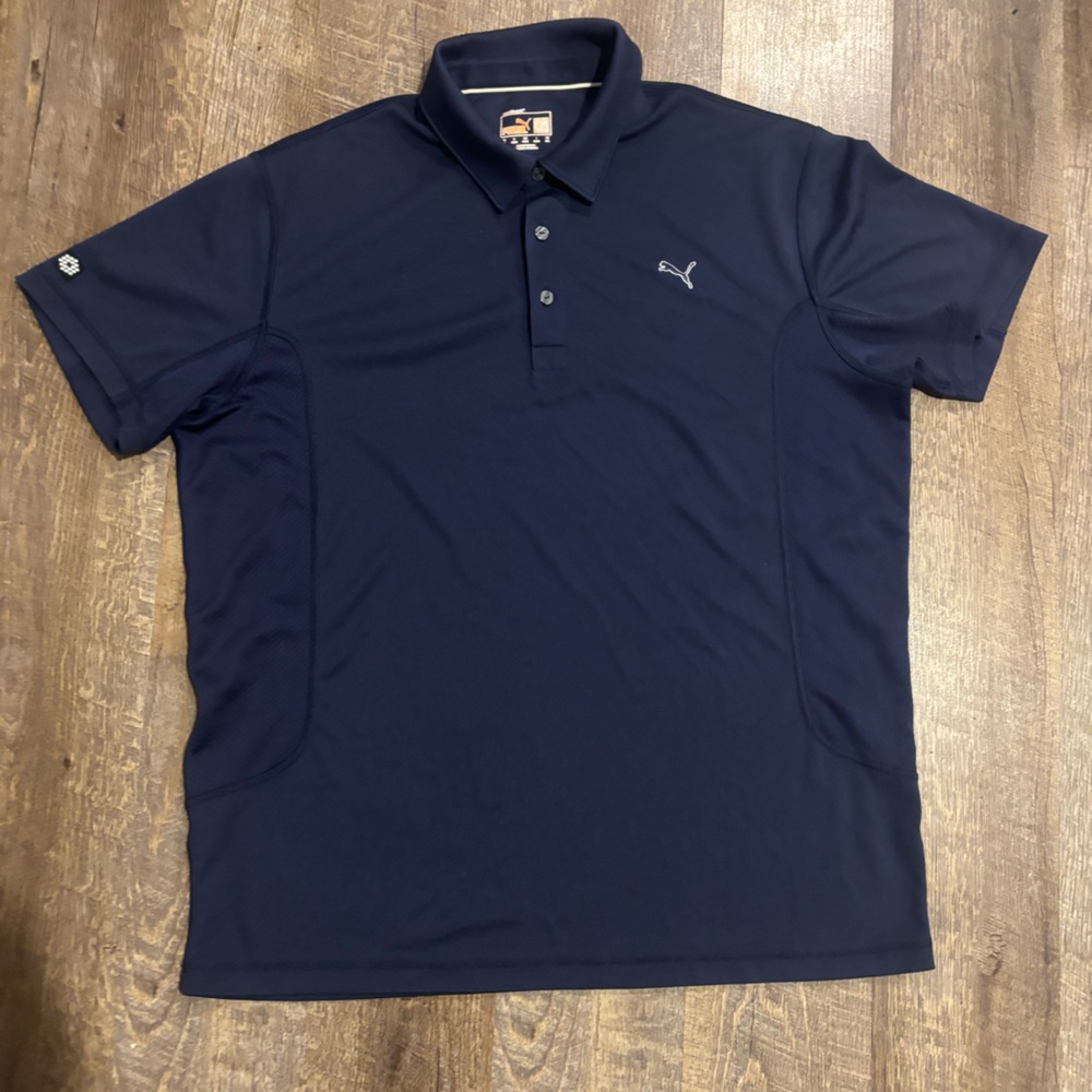 Puma Men's Navy Blue Golf Polo Shirt Size XL SportsLifeStyle